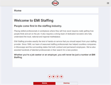 Tablet Screenshot of emistaffing.com